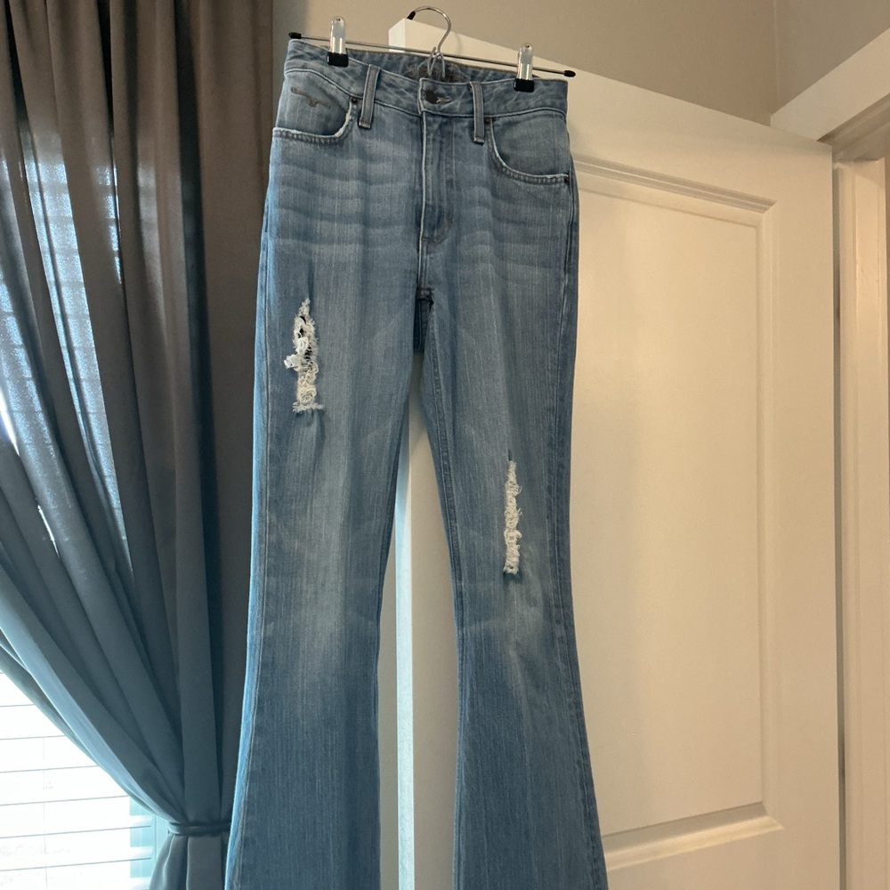 Kimes Ranch Blue Flare Wide Leg Jeans